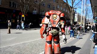 Space Marine Cosplay April 15 2014 [upl. by Iderf]