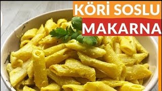 Köri Soslu Makarna Tarifi  Kremalı Köri Soslu Makarna Nasıl Yapılır  Körili Makarna [upl. by Nirtak]