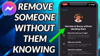 How To Remove Someone From Facebook Messenger Without Them Knowing [upl. by Araeit567]