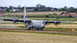 C130 Super Hercules • Combat Landing Zone Practice [upl. by Lerej]