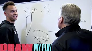 Testing Desmond Ridder’s Football IQ with Whiteboard Test [upl. by Aynos]