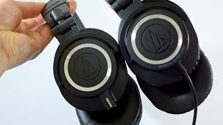 NEW Audio Technica ATHM50x comparison with Original M50 [upl. by Territus]