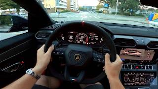 2024 Lamborghini URUS Performante 40 V8 666 HP POV Test drive CARiNIK 1000 Amazing car amp sound [upl. by Naxor]