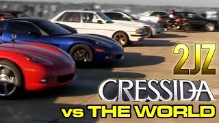 2JZ Cressida vs Z06 vs C6 vs 335i vs SRT8 [upl. by Marabel]