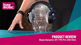 Beyerdynamic DT 770 Pro 250 Ohm Studio Hoofdtelefoon Review  Bax Music [upl. by Roxane515]