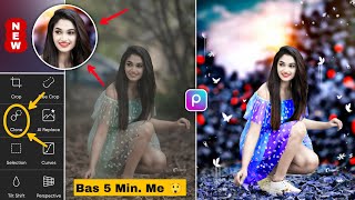 PicsArt CB Background Photo Editing  PicsArt Se Background Kaise Change Kare  PicsArt new Editing [upl. by Ymer]