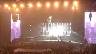 RESTER VIVANT avec intro du spectacle JOHNNY HALLYDAY ZENITH DIJON 311015  by Jmd [upl. by Sillert]