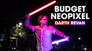 Best Budget REPLICA Neopixel Lightsaber DUELING  SPIN TEST [upl. by Anatole536]