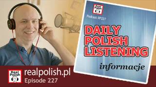 RP227 Daily Polish Listening  Polish Podcast [upl. by Arnuad]