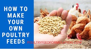 Poultry Feed Formulation How to Make your Own Poultry Feed HD [upl. by Anihsat]