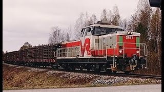 Dv42 amp TPV special Trains in North Karelia May 2022 [upl. by Nod]