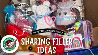 Sharing Filler Ideas for Operation Christmas Child 2024 [upl. by Anelhtac]