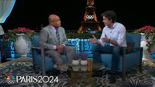 Saturday Night Live Celebrates 50 Years John Mulaney  Paris Olympics  NBC Sports [upl. by Alliuqet]