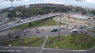 H265  4K video HIKVISION DS2CD2T85FWDI8 Tan Son Nhat Airport [upl. by Tybi]