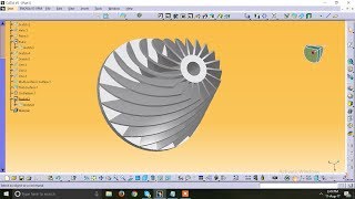 Draw an Impeller in CATIA [upl. by Atiral394]