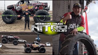 Monster Truck Nitro Tour Tulare CA 2023 Show 1 BTS and Full Show [upl. by Ihab]