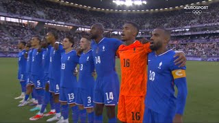 France National Anthem vs Argentina  Olympic Paris 2024 Quarter Final [upl. by Enirehtahc687]