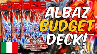 ITA Budget 3x Structure Albaz Strike Deck List  YuGiOh TCG [upl. by Lamoureux]