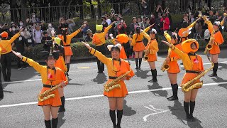 Happy Halloween Kyoto Tachibana SHS Band  MARCHING CARNIVAL IN BEPPU 2023 SCENE1（Oct 29 2023） [upl. by Josy828]