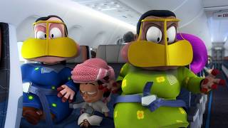 flydubais MAX safety video English and Arabic [upl. by Sella]