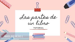 Tutorial Las partes del libro [upl. by Tahpos]