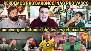 CHORO SEM FIM  REAÇÕES FLUMINENSE PUTASSOS COM ARBITRAGEM l VASCO 2X0 FLUMINENSE [upl. by Felise53]