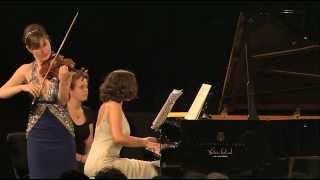 Lisa Batiashvili and Khatia Buniatishvili play Schuberts Rondo Brilliant [upl. by Leiuqese228]