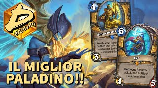 Scaliamo con un mazzo FORTISSIMO GOLEM PALADIN HEARTHSTONE ITA [upl. by Adnahsal]