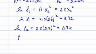 VLEMargules Equation for NonIdeal Liquids Review [upl. by Eras]