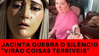 quotVIRÃO COISAS TERRÍVEISquot – JACINTA GONZALEZ QUEBRA O SILÊNCIO [upl. by Inavoy]