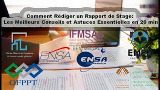 Comment Rédiger un Rapport de Stage Les Meilleurs Conseils et Astuces Essentielles en 20 min [upl. by Corrinne]