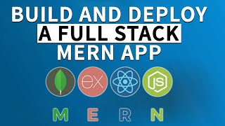 Full Stack MERN Project  Build and Deploy an App  React  Redux Node Express MongoDB Part 12 [upl. by Acirt]