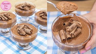 O VERDADEIRO MOUSSE DE CHOCOLATE  FÁCIL E RÁPIDO  RECEITAS DA CRIS [upl. by Arotahs]