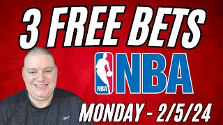 Monday 3 Free NBA Picks amp NBA Betting Predictions  2524 l Picks amp Parlays [upl. by Yhcir313]