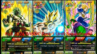 BEAST IS DETHRONED THESE UNITS ARE INSANE BROLY 1 2024 WWDC Units Breakdown Dokkan Battle [upl. by Peregrine607]