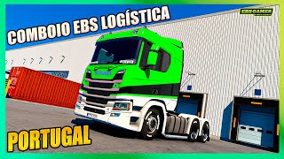 Comboio EBS Logística contrato de Portugal  multiplayer ets 2 149 [upl. by Lavella]