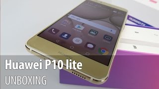 Huawei P10 Lite Unboxing in Limba Română Telefon midrange cu spatefață din sticlă 25D [upl. by Matelda]