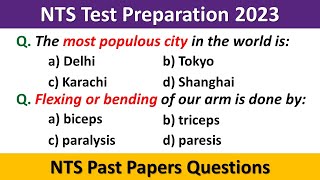 NTS Test Preparation 2023  NTS Preparation 2023  NTS NAT Test Preparation 2023  NTS Past Papers [upl. by Enel]