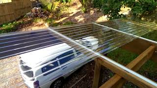 How to install polycarbonate roofing [upl. by Maharg]