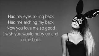 Ariana Grande  Thinking Bout You  Lyrics Audio [upl. by Undis735]