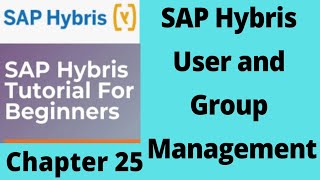 hybris user management  hybris user roles  hybris user groupshybris tutorial for beginnersPart25 [upl. by Lauree154]