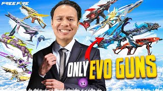 All Evo Guns in 1 Game Challenge ✌ Tonde Gamer  Free Fire Max [upl. by Tedmann678]