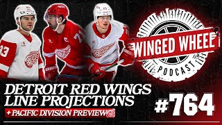 RED WINGS ROSTER PROJECTIONS amp PACIFIC DIVISION PREVIEW  Winged Wheel Podcast  Sept 25th 2024 [upl. by Thun624]