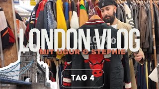 LONDON VLOG TAG 4 🇬🇧 XXL VINTAGE SHOPPING🛍️  SECRET FOTO SPOT 📸  BESTER FISHampCHIPS LADEN🐟🍟 [upl. by Ahsineb]