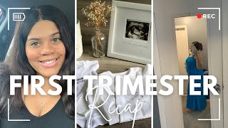 FIRST TRIMESTER RECAP  Weird Early Pregnancy Symptoms Morning Sickness Aversions amp More [upl. by Arodal]