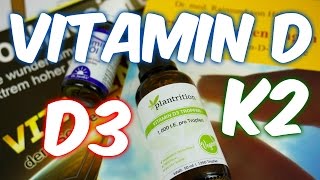 Vitamin D  D3 amp K2  Dosis Informationen Veganes Öl Blutwerte amp Co VEGAN [upl. by Carisa432]