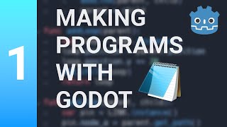 Making Programs With Godot  Text Editor  Part 1 [upl. by Phylis]