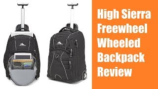 High Sierra Freewheel Wheeled Backpack Review [upl. by Itch]