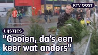 Creatief met kerstbomen 5 keer kerstbomen maar dan net anders  RTV Oost [upl. by Ensoll734]