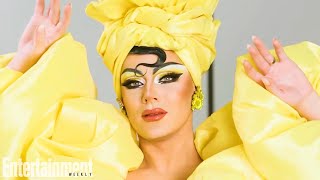 Q Made Looks for Mo Heart Luxx Noir London  RuPaul’s Drag Race  Entertainment Weekly [upl. by Filippa]